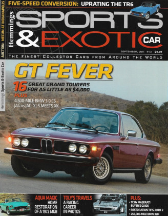 HEMMINGS SPORTS & EXOTIC CAR 2011 SEPT - '72 MGB, GT DEALS, TR6 TO 5 SPEED